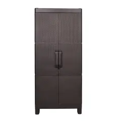 QRUBBER - Armario dos puertas tipo rattan Large MQ
