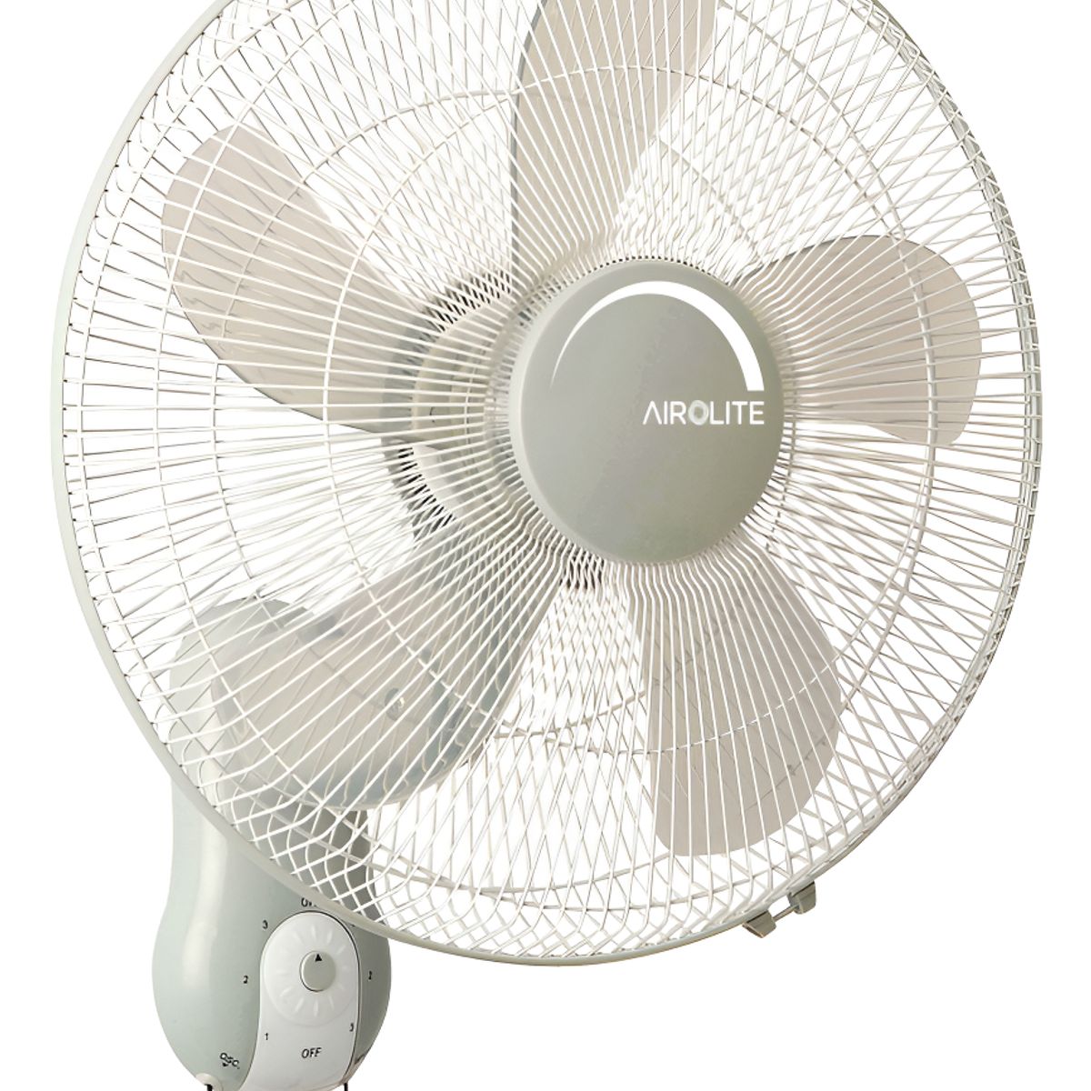 AIROLITE - Ventilador Pared Muro Silencioso Con Piola V16m6 Airolite