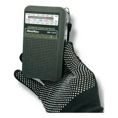 IRM - Radio Portátil FM, AM, SW, Negro 12670