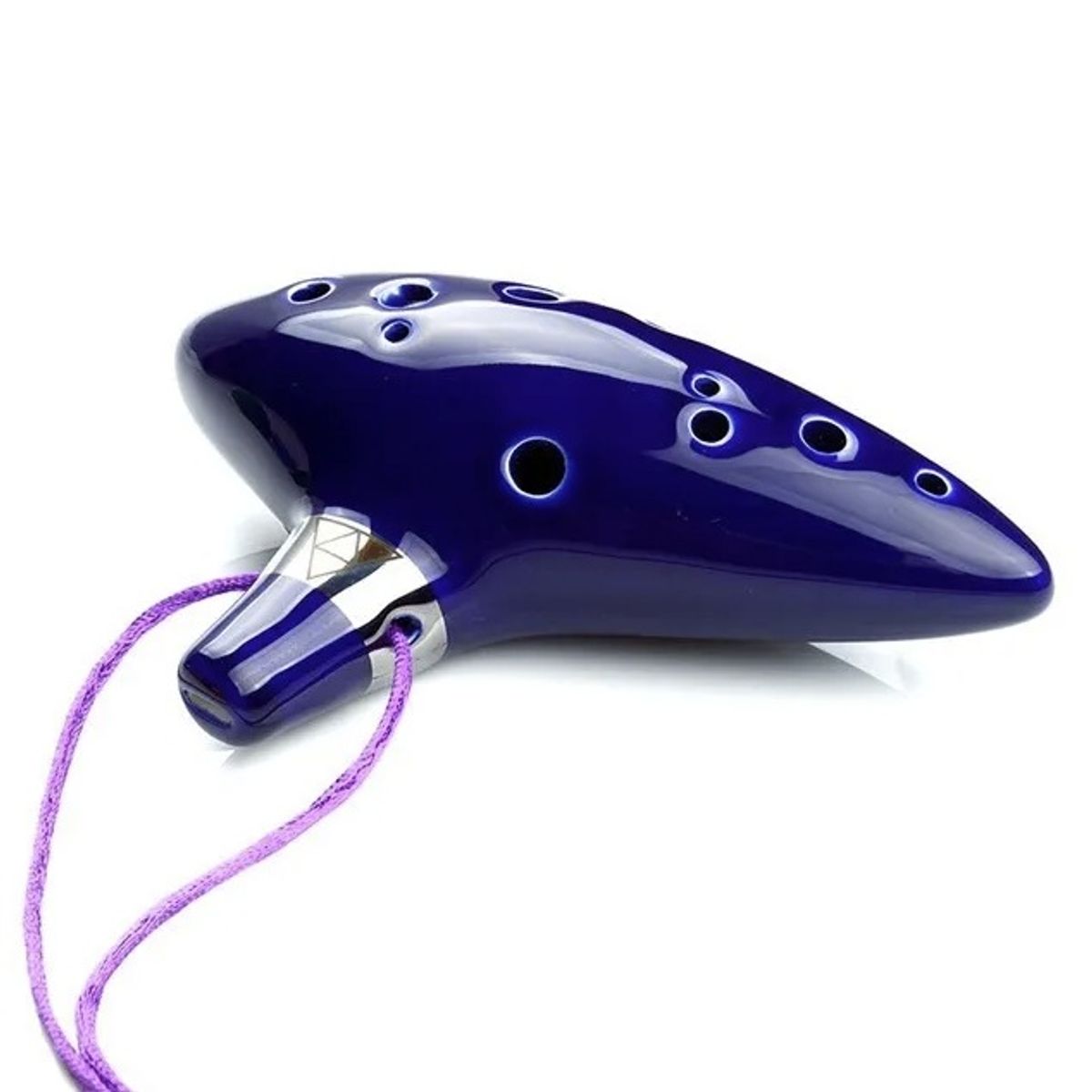 GENERICO - Ocarina Tipo Zelda 12 Agujeros Ceramica