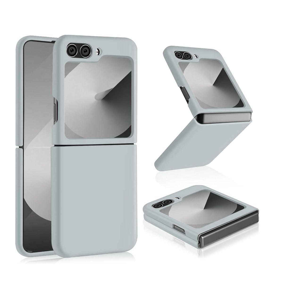 GENERICO - Carcasa AntiGolpe Para Samsung Z Flip 7FE Goma Gris