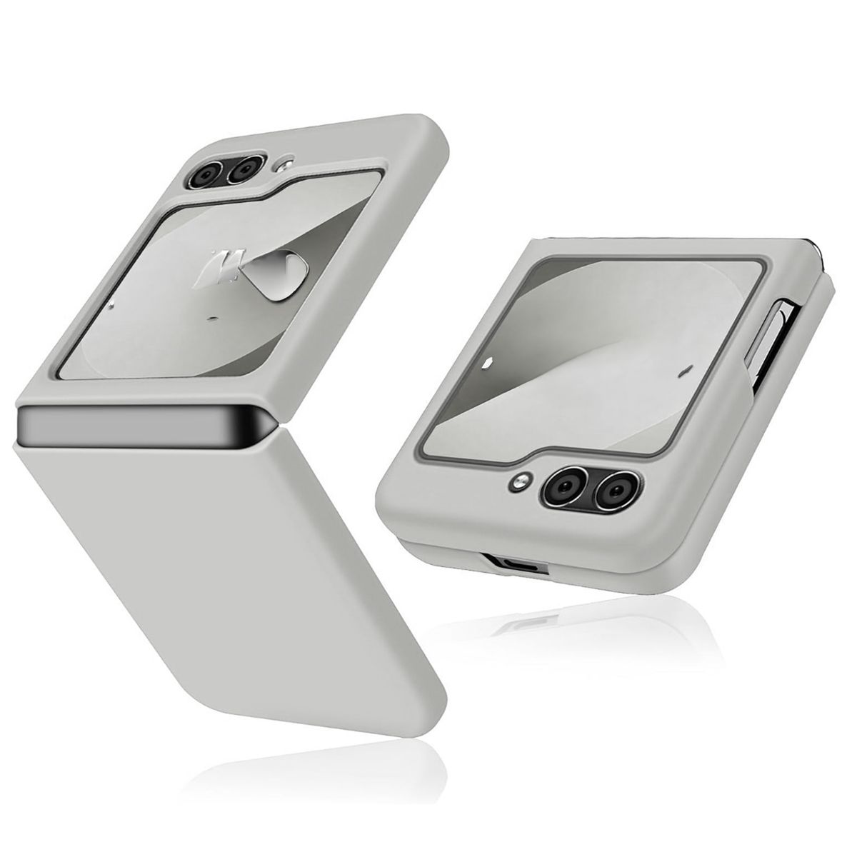 GENERICO - Carcasa AntiGolpe Para Samsung Z Flip 7FE Goma Gris