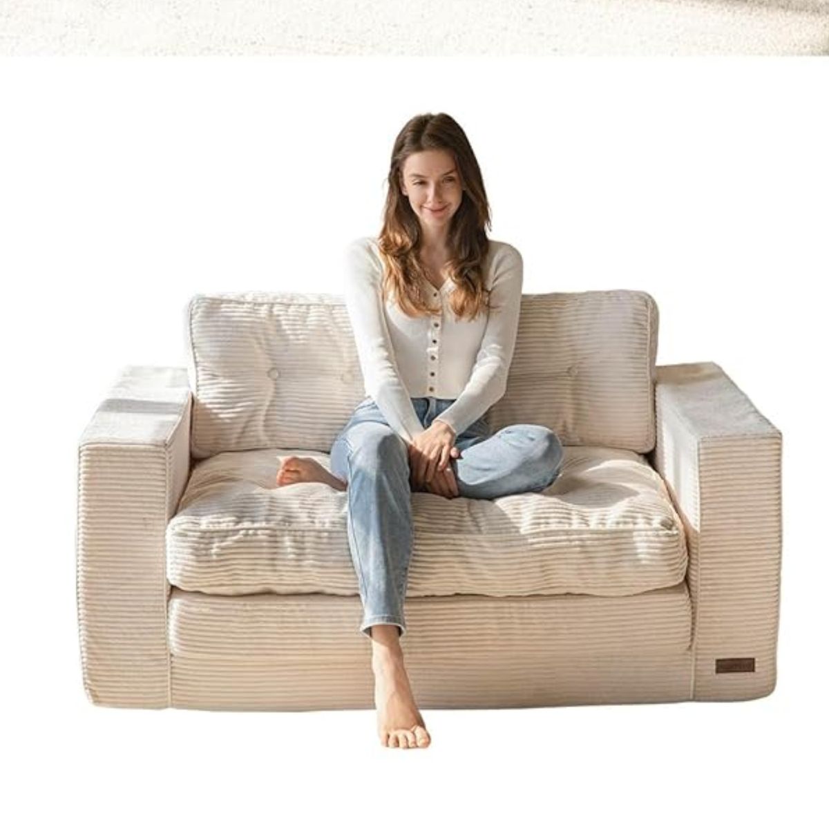 PITAYA - Sofa Cama 2 en 1 Convertible Plegable Espuma Densa