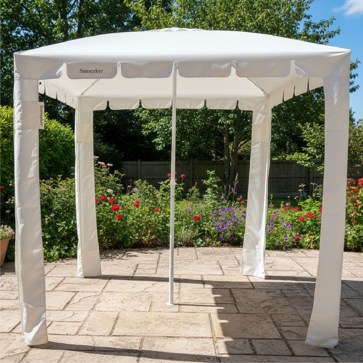 SUNSEEKER - Toldo Playa Carpa Plegable Portátil 2x2 M Cabana Sunseeker