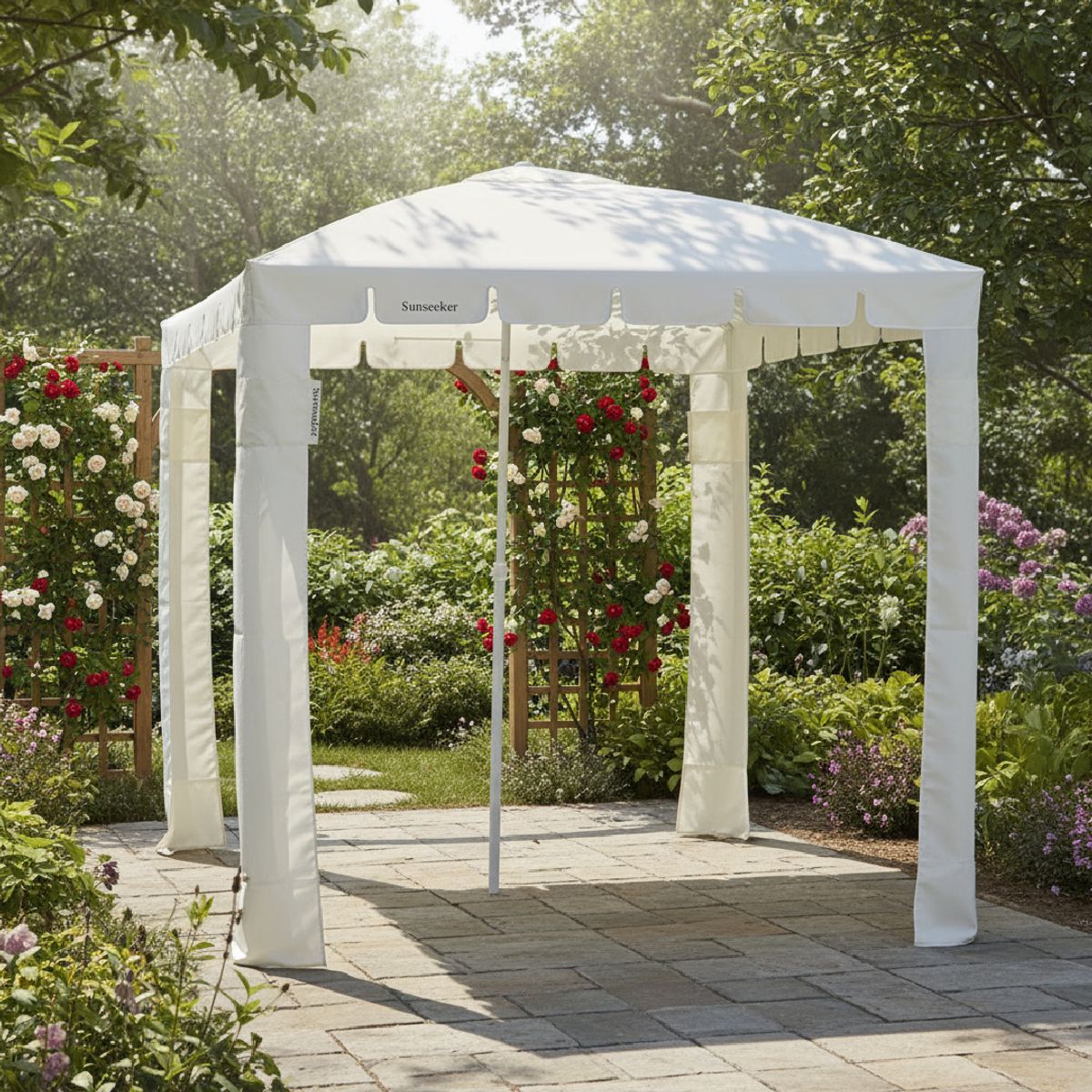 SUNSEEKER - Toldo Playa Carpa Plegable Portátil 2x2 M Cabana Sunseeker