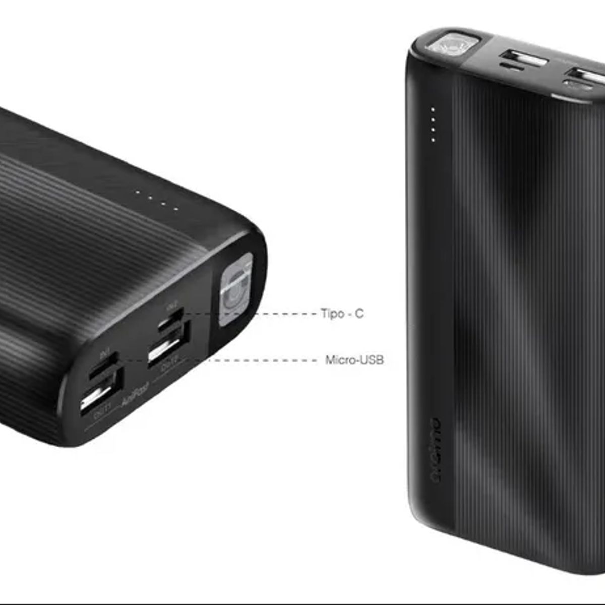GENERICO - Power Bank 20000mah 20w Carga Rápida Con Linterna Oarmio