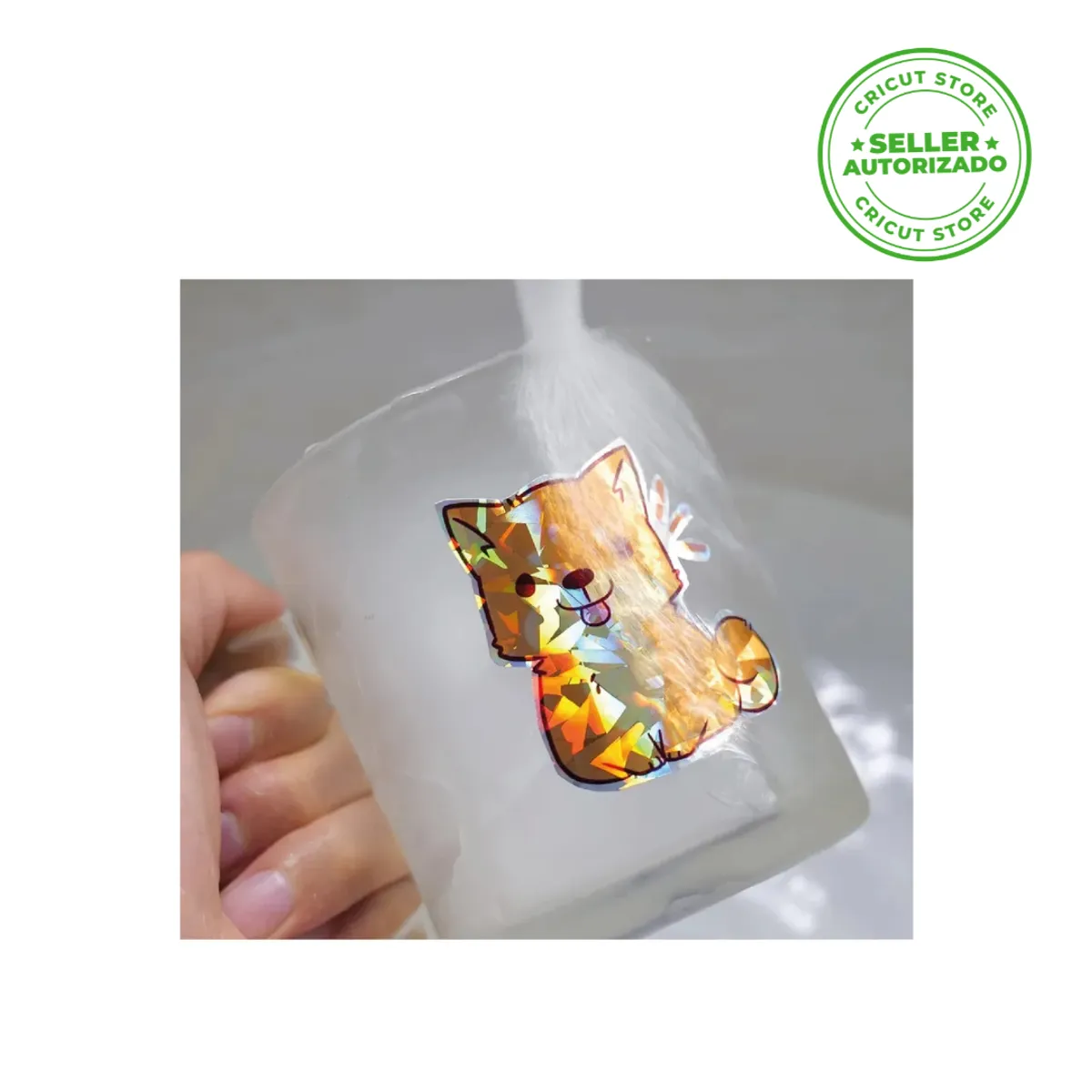 GENERICO - Papel Holográfico Imprimible A4 20 Hojas 110 Gr Holográfico Copos De Nieve