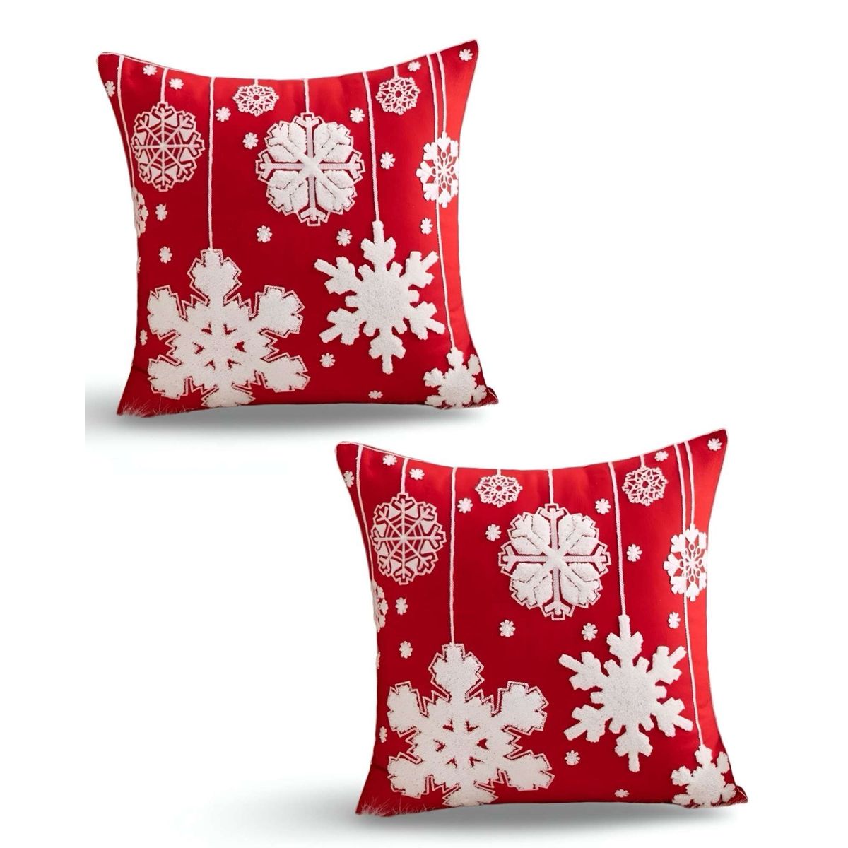 GENERICO - SET DE 2 FUNDAS DE COJIN PARA NAVIDAD K18