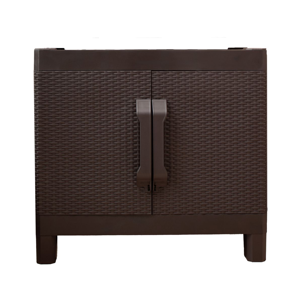 QRUBBER - Armario dos puertas tipo rattan Small MQ QRubber
