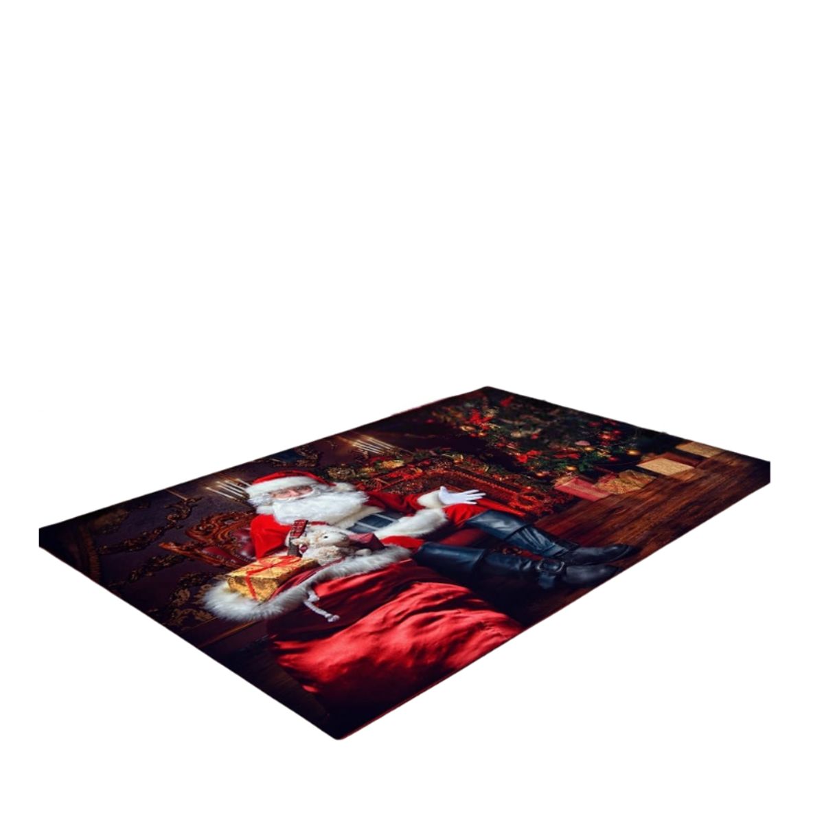 GENERICO - Alfombra Rectangular Navidad 3D Moderna 240x200cm