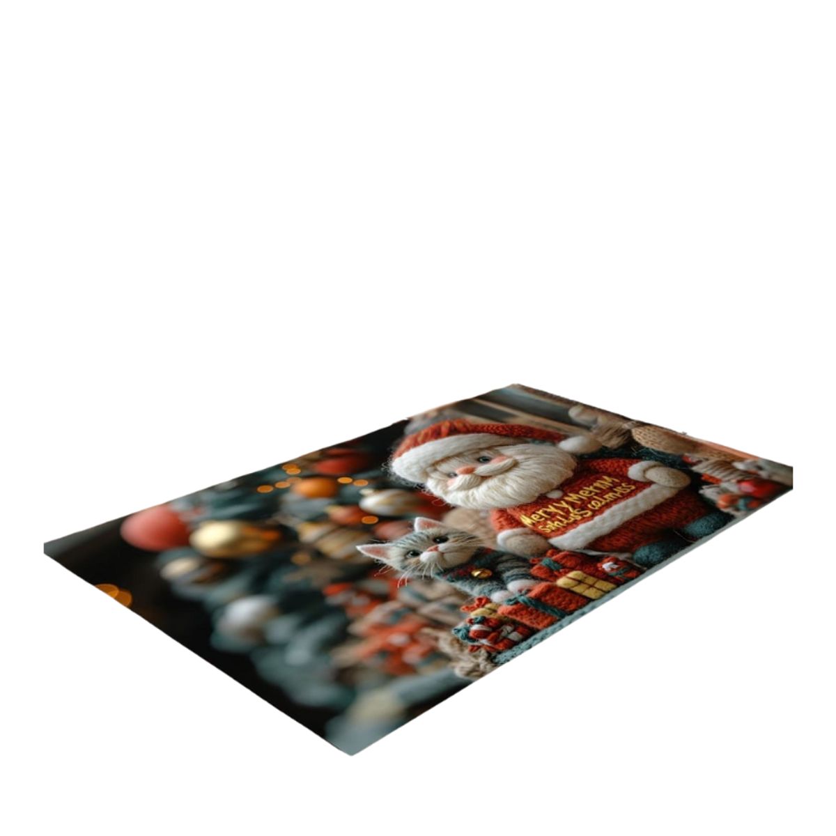 GENERICO - Alfombra Rectangular Navidad 3D Moderna 240x200cm