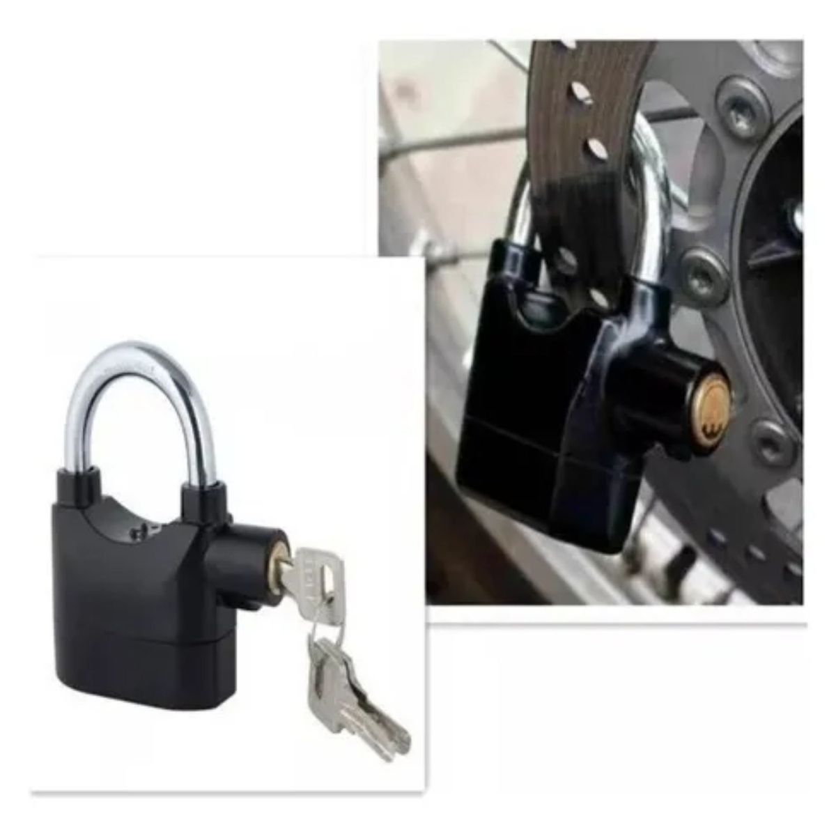 MOVI - Candado Antirrobo con Alarma Bicicletas-Motos