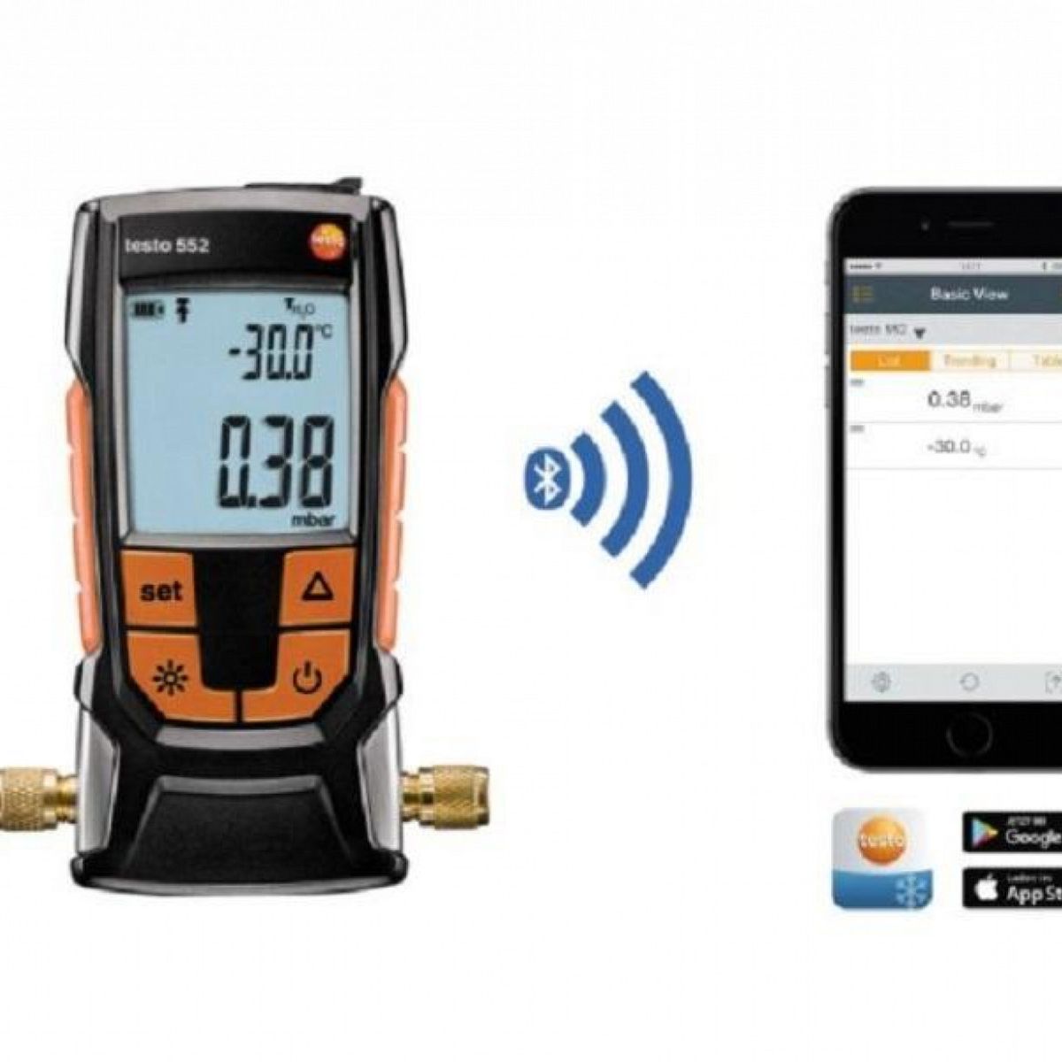 GENERICO - Vacuómetro Medidor De Vacío Digital TESTO