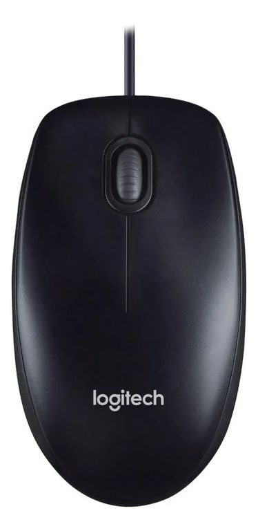 Mouse Optico Usb M100 Color Negro