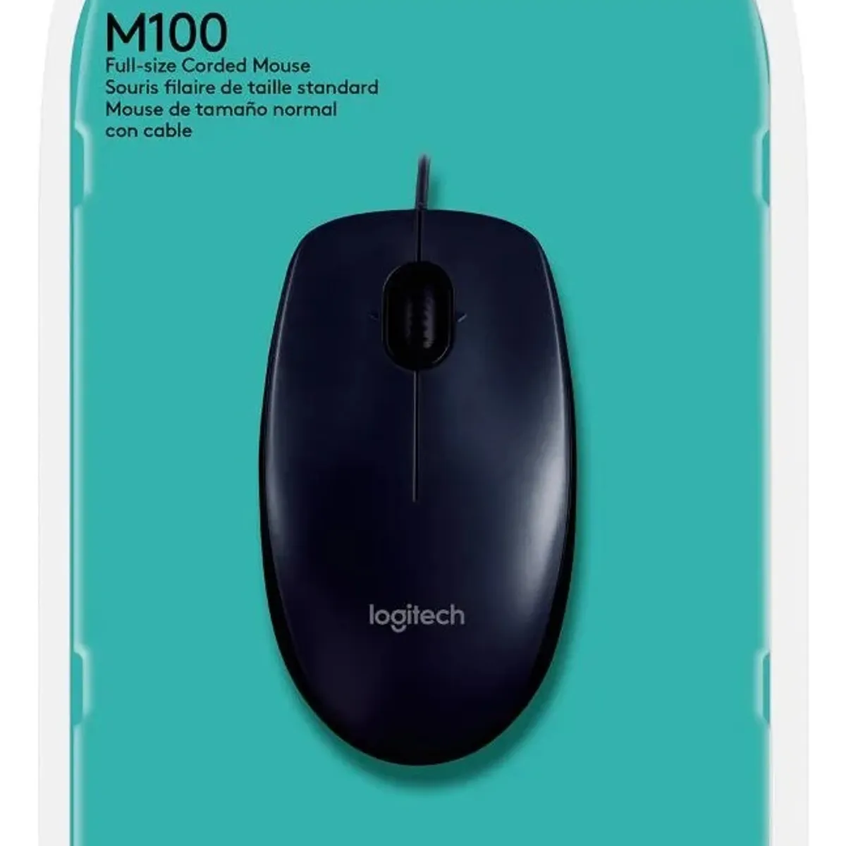 LOGITECH - Mouse Optico Usb Logitech M100 Color Negro