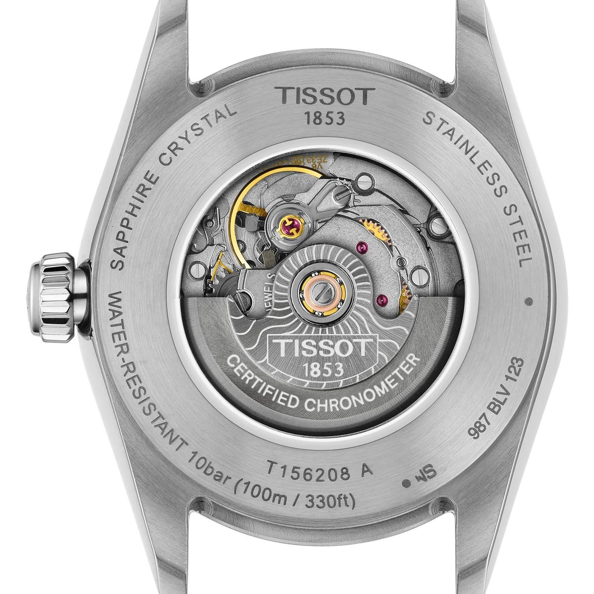 TISSOT - Reloj Tissot Ballade Cosc 30MM Acero Celeste
