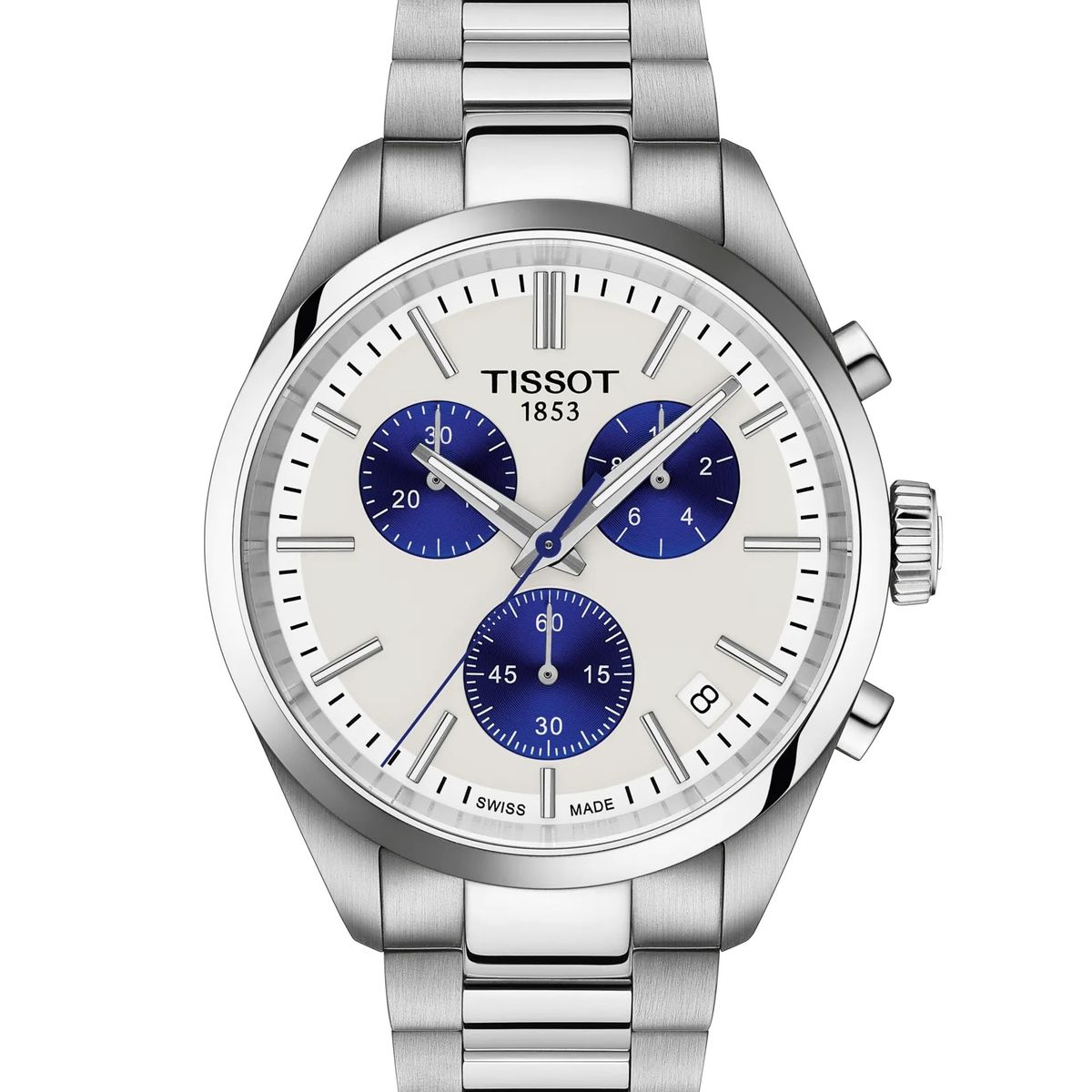 TISSOT - Reloj Tissot PR100 Chronograph Acero Blanco