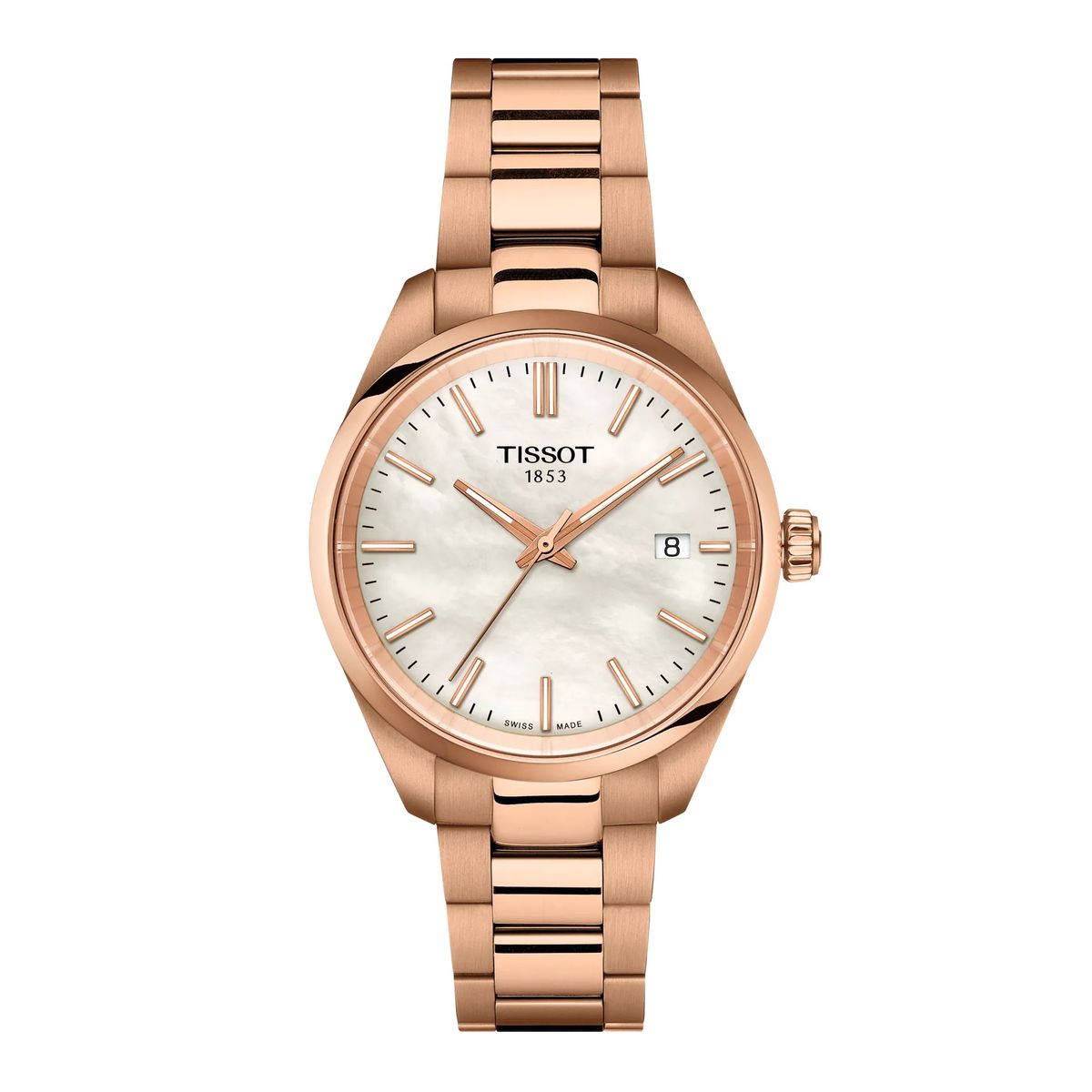 TISSOT - Reloj Tissot PR100 Classic Oro Rosa Nácar