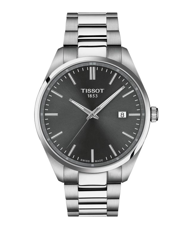 Reloj Pr100 Classic Negro 40MM Plateado TALLA UNICA