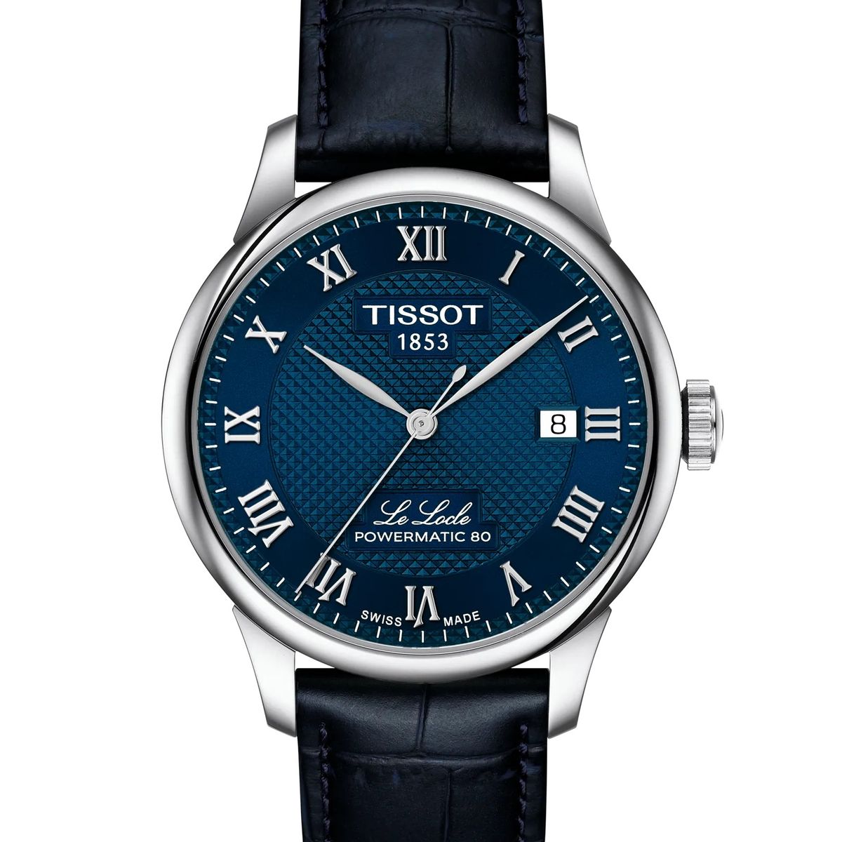 TISSOT - Reloj Tissot Le Locle Cuero Azul 39MM