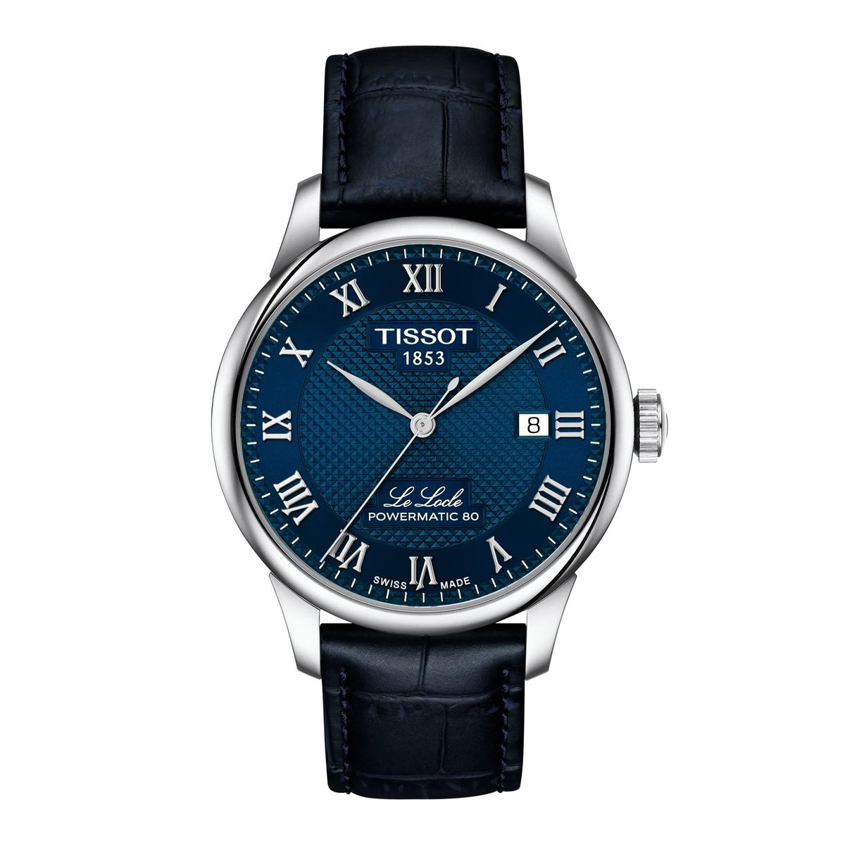 TISSOT - Reloj Tissot Le Locle Cuero Azul 39MM