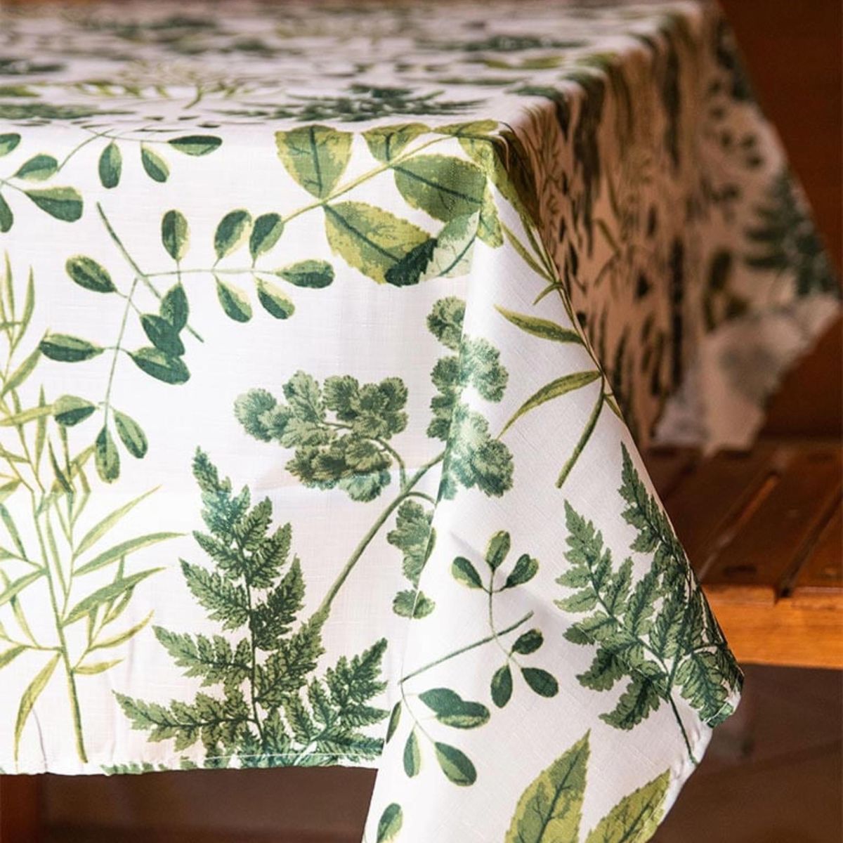 DECO EXPRESS - Set 2 Manteles Antimanchas Silvestre y Botanico 130x180 cm