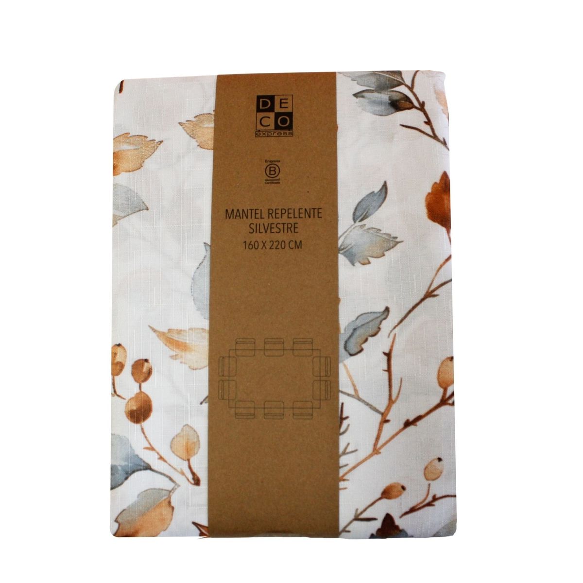 DECO EXPRESS - Mantel Antimanchas Silvestre 130X180 cm