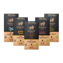 MARLEY COFFEE - Pack 5x Cápsulas Nespresso® compatible variedades