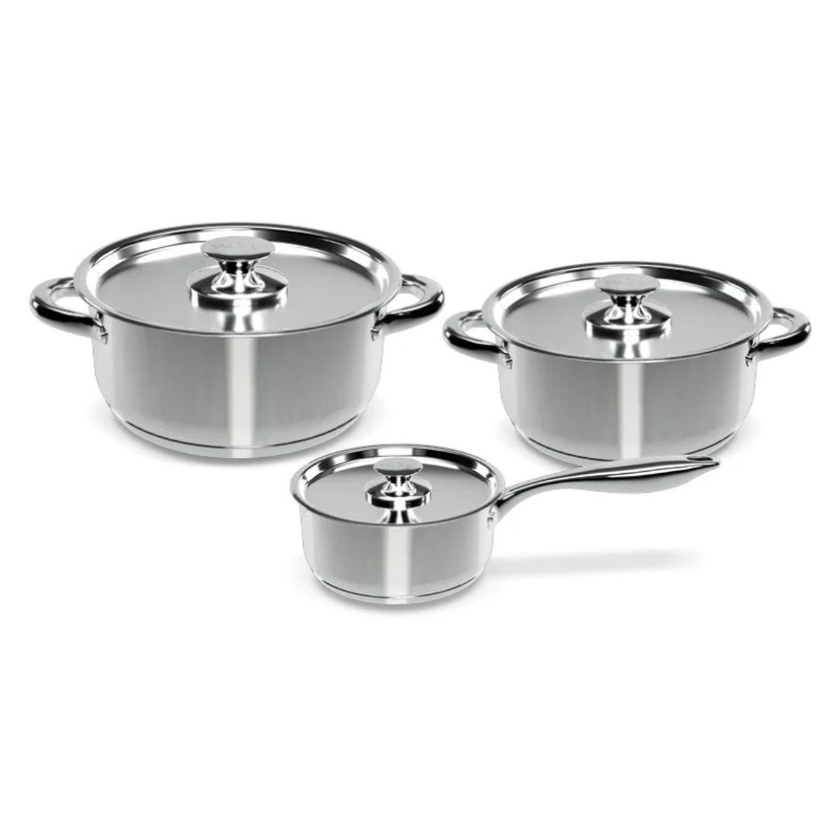 WENS - Batería De Cocina6 Piezas De Acero Inoxidable 410-6ss