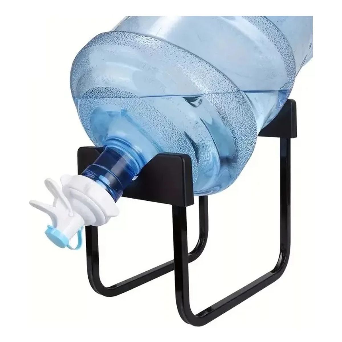 GENERICO - Soporte Dispensador Rack Para 1 Bidon De Agua + Boquilla