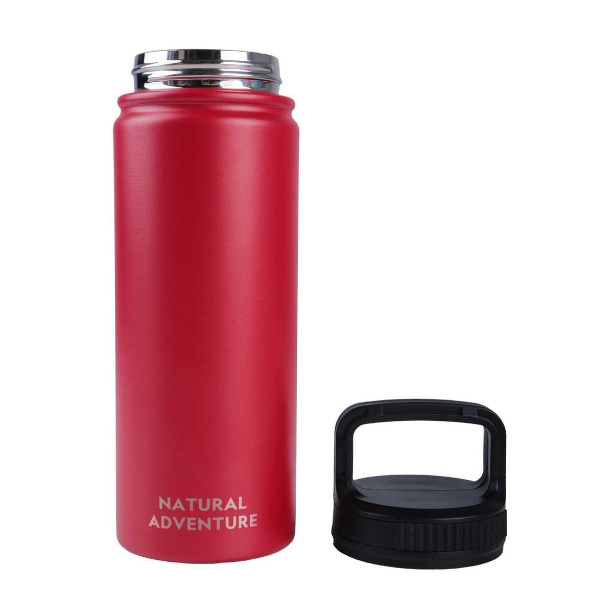 NATIONAL GEOGRAPHIC - Botella Metálica Térmica Boca Ancha 500ml Rojo