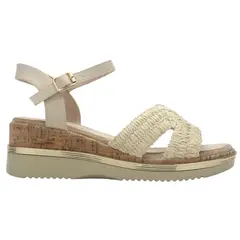 CHALADA - Sandalia Mujer Beige Casual Tera-4