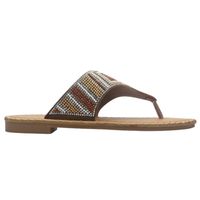 Sandalia Mujer Café Casual Buckel-6