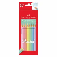 FABER-CASTELL - Ecolápiz De Color Pastel x10 Colores
