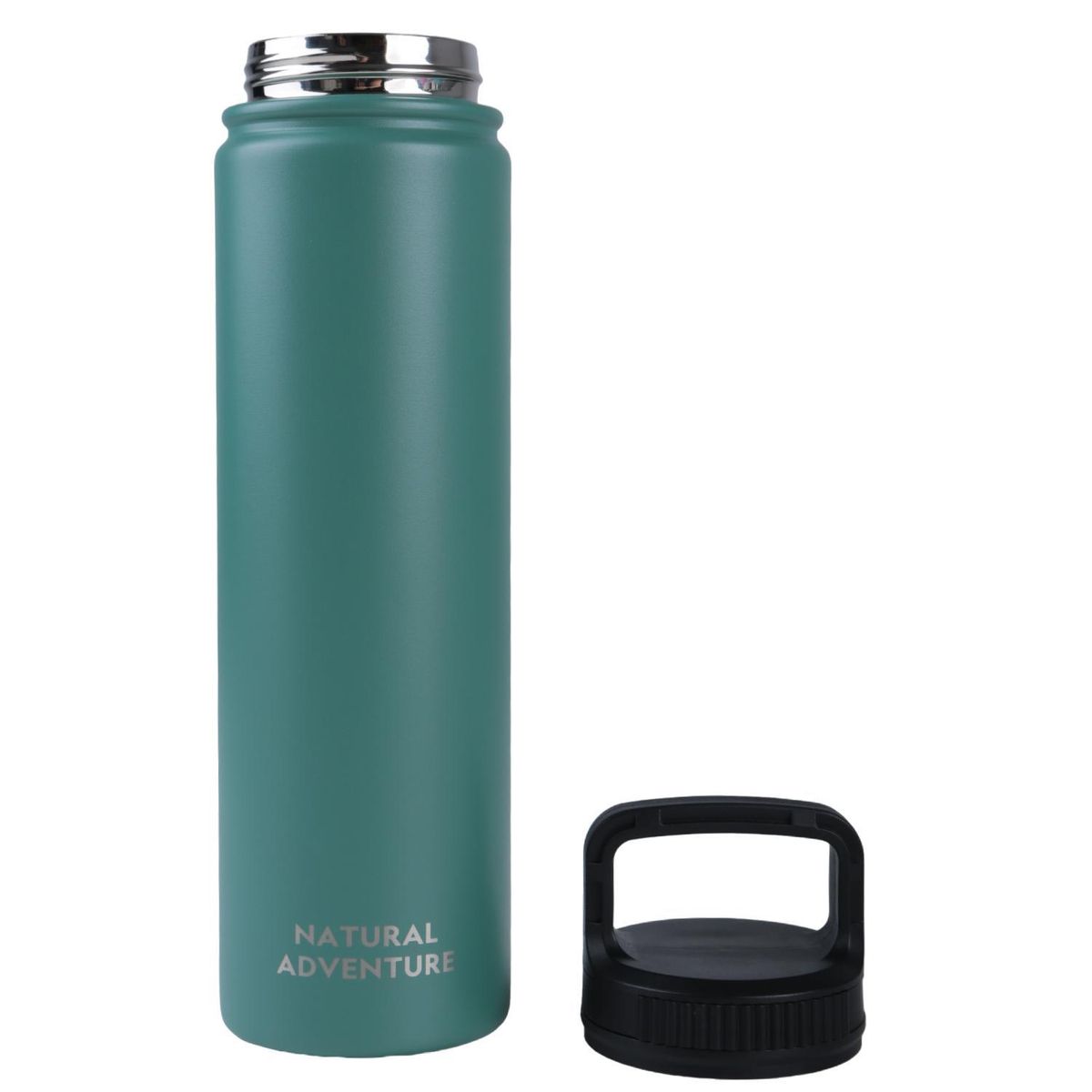 NATIONAL GEOGRAPHIC - Botella Metálica Térmica Boca Ancha 750ml Verde