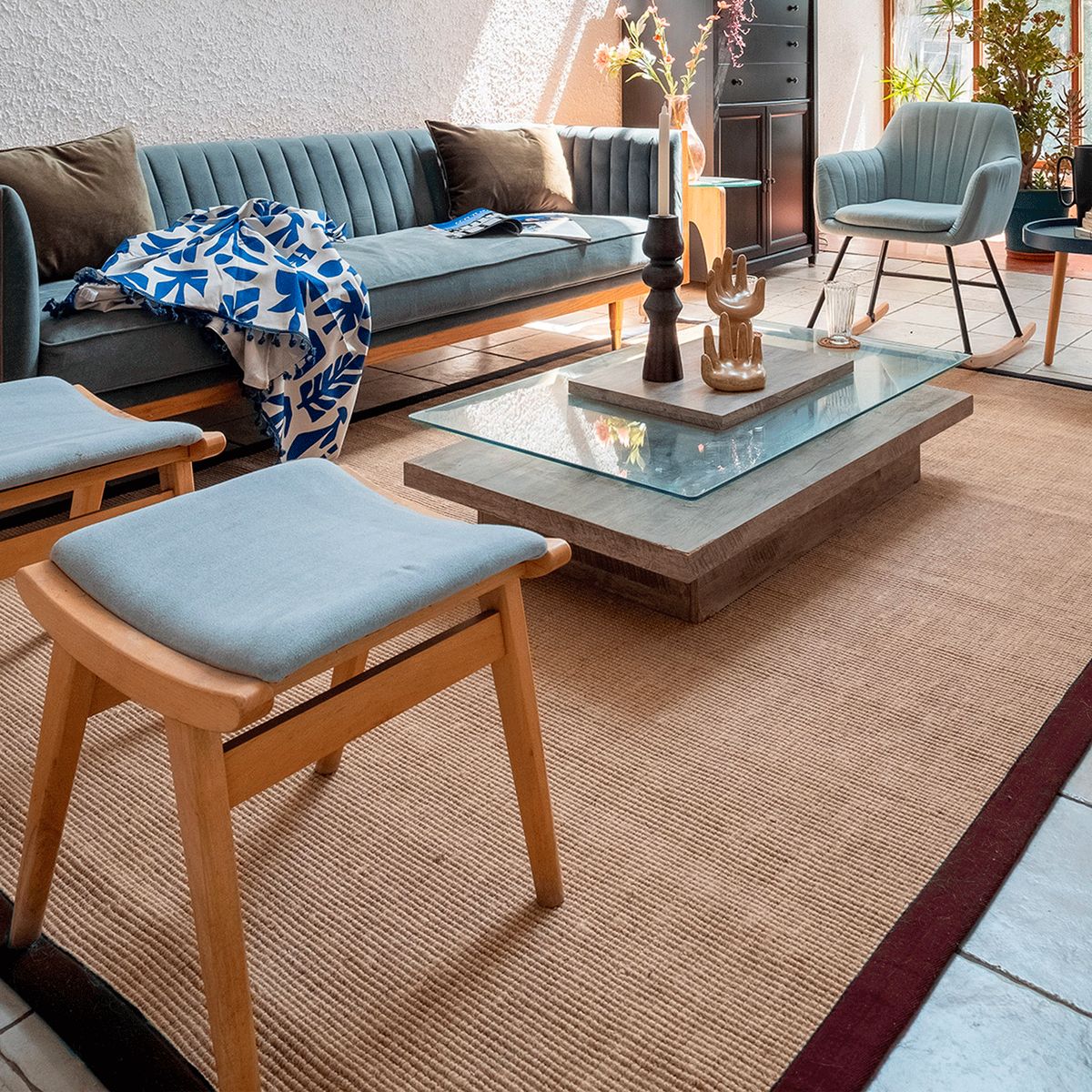 BAZHARS - Alfombra Yute 160X230 cm Bab 1 Bazhars