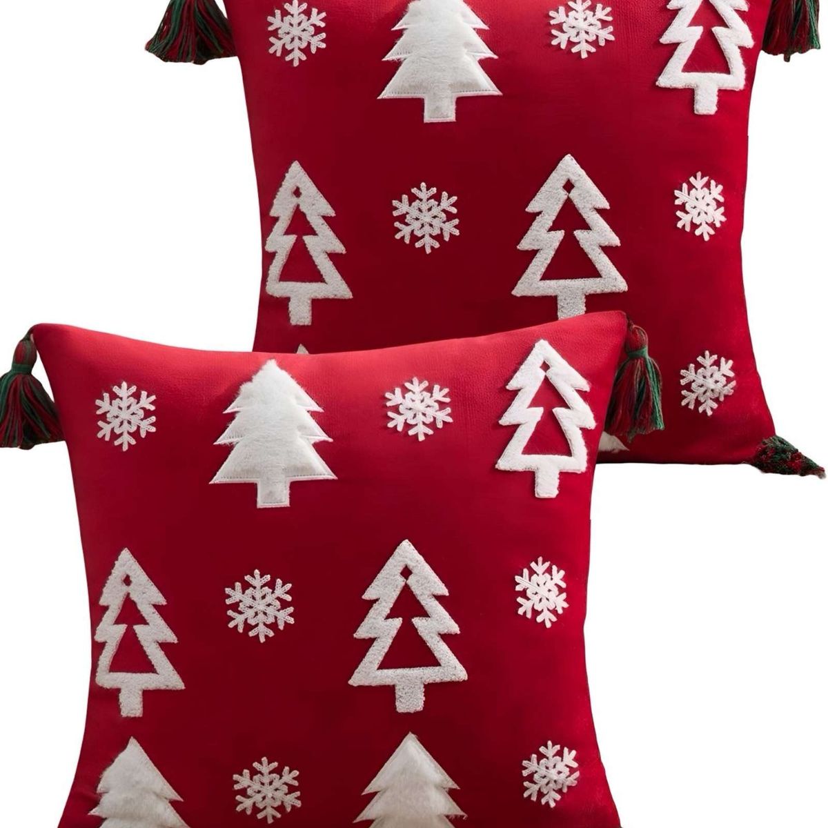 GENERICO - SET DE 2 FUNDAS DE COJIN PARA NAVIDAD A6