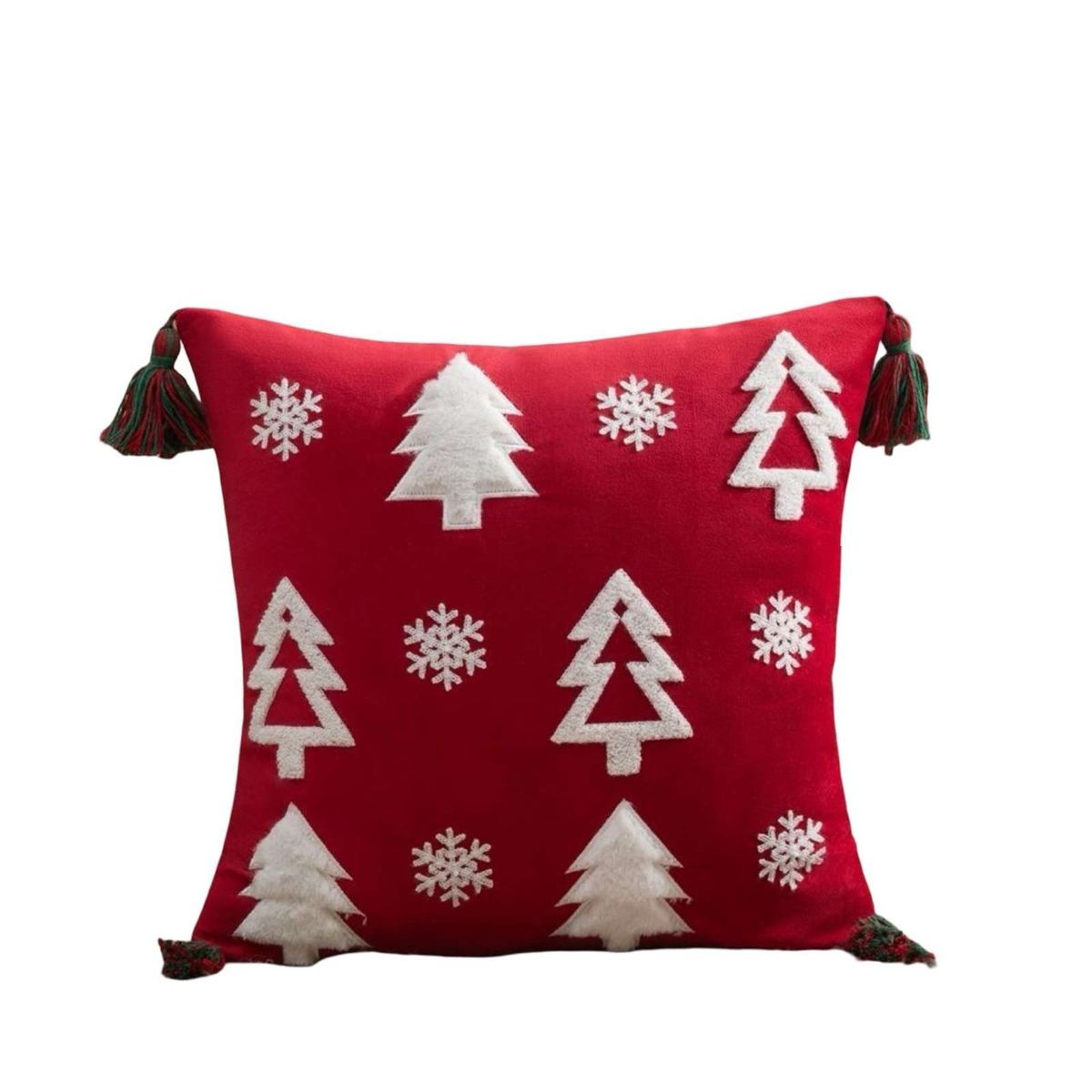 GENERICO - SET DE 2 FUNDAS DE COJIN PARA NAVIDAD A6