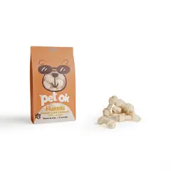 GENERICO - Huesito blanco para perro pequeño 7 unidades