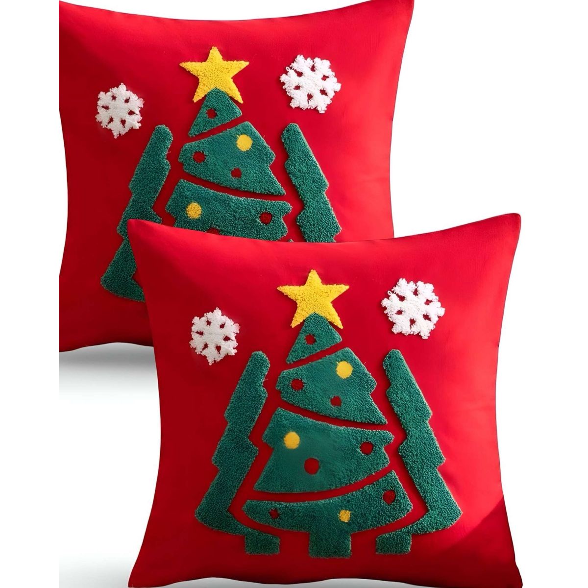 GENERICO - SET DE 2 FUNDAS DE COJIN PARA NAVIDAD K5
