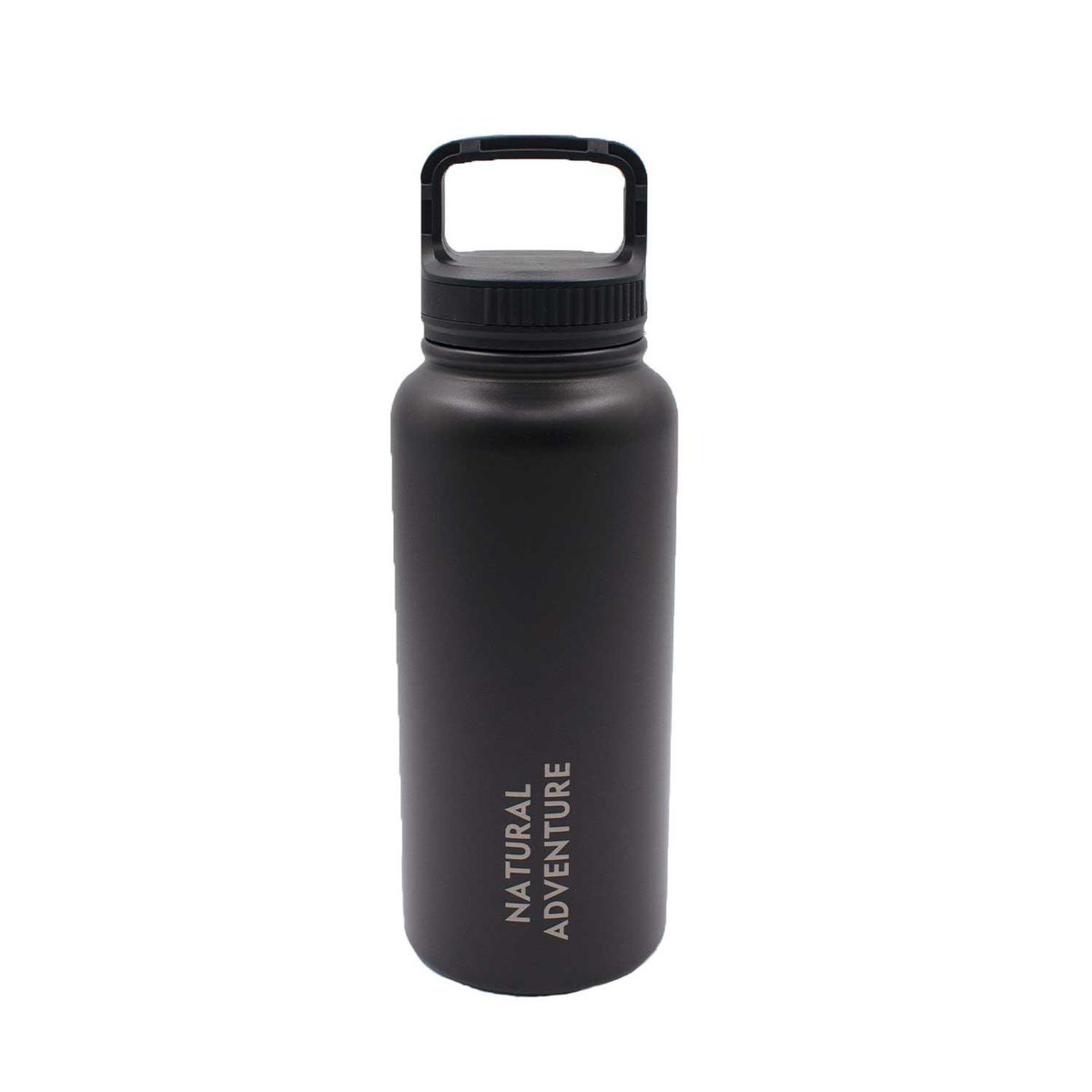 NATIONAL GEOGRAPHIC - Botella Metálica Térmica Boca Ancha 960ml Negro