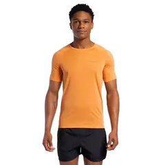 OLYMPIKUS - POLERA RUNNER MANGA CORTA NARANJA HOMBRE