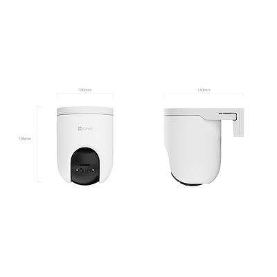 Imagen 2 del producto Camara Seguridad Wifi Exterior H8c Pro 2k 3MP 360 Deteccion Personas con IA