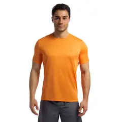 OLYMPIKUS - POLERA ESSENTIAL MANGA CORTA NARANJA HOMBRE