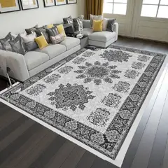 GENERICO - ALFOMBRA RECTANGULAR 3D MODERNA 150X200 CON ANTIDELIZANTE