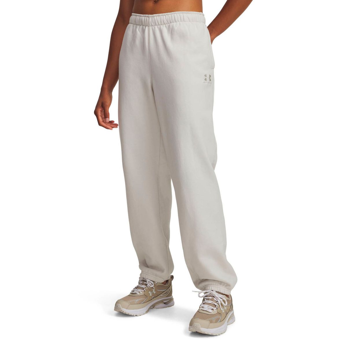 UNDER ARMOUR - Buzo Lifestyle para Mujer Icon Fleece Blanco UNDER ARMOUR