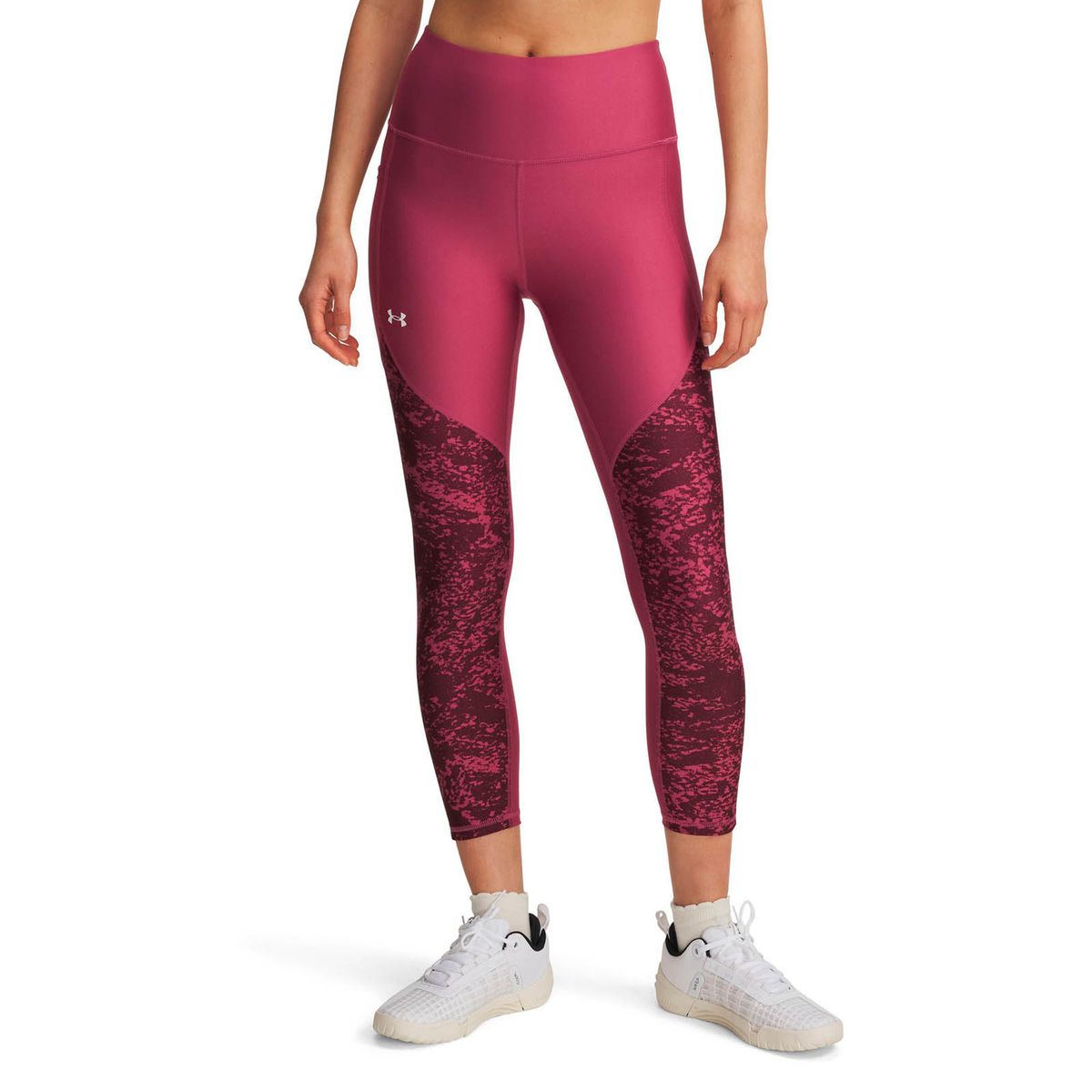 UNDER ARMOUR - Calza Training para mujer Tech Printed Panel Rojo UNDER ARMOUR