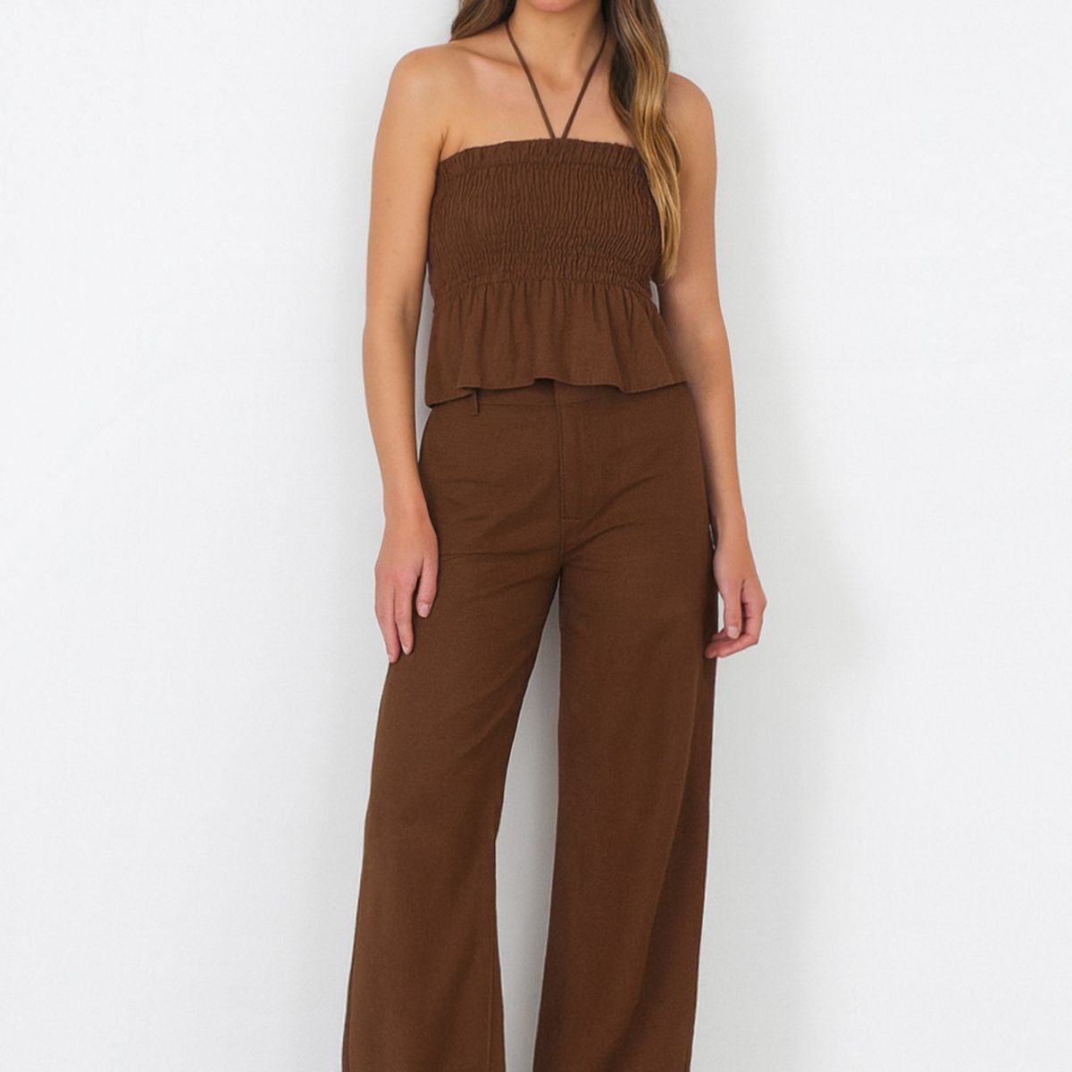 RAINDOOR - Pantalón Lino Mujer Raindoor