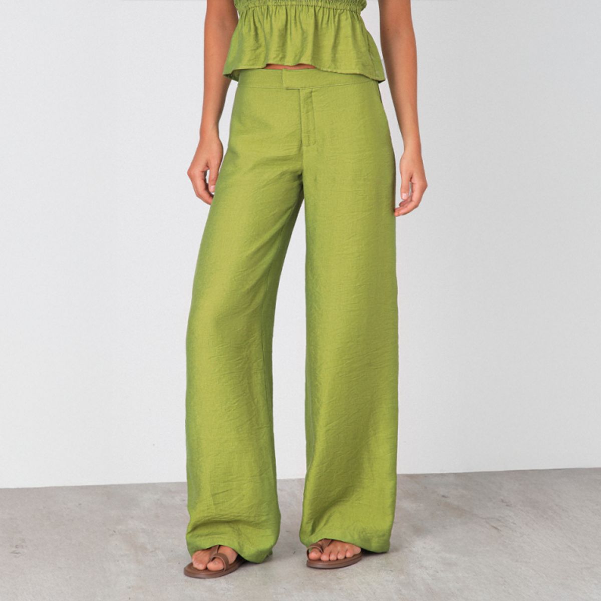RAINDOOR - Pantalón Lino Mujer Raindoor