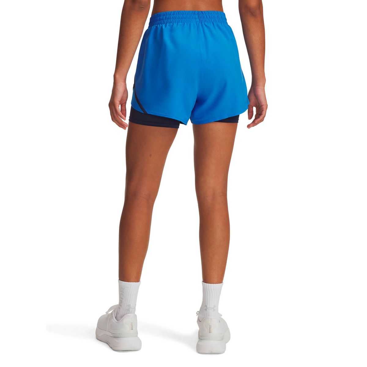 UNDER ARMOUR - Short de Running para Mujer Fly By 2 in 1 Azul UNDER ARMOUR